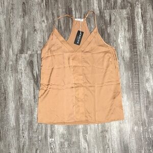 Vibrant Camel V-Neck Camisole